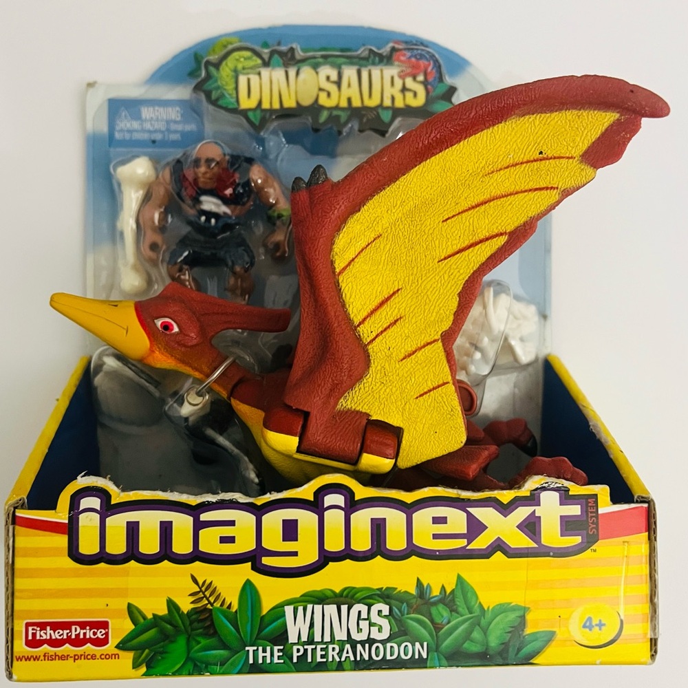 Fisher Price Imaginext Wings The Pteranodon Dinosaur NEW Sealed 4+